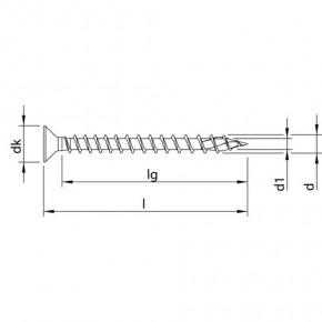 HECO-TOPIX-plus Senkkopf 8mm - Heco-Drive Vollgewinde blau verzinkt