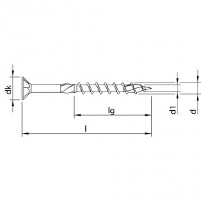 HECO-TOPIX-plus Senkkopf Heco-Drive Teilgewinde Edelstahl A2