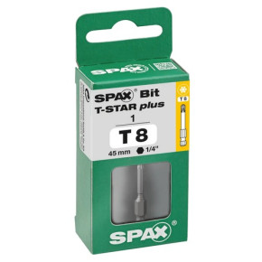 SPAX BIT T-STAR PLUS  T8 45mm (5 Pack á 1 Stck.)