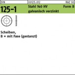 DIN 125 Unterlegscheibe 140 HV Form B  -  galvanisch verzinkt