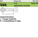 DIN 444 Augenschrauben 4.6 verz. - Form LB