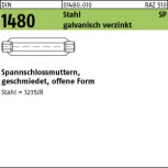 DIN 1480  Spannschlossmutter geschmiedet - Stahl galv. verzinkt 