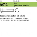 ISO 4014 Sechskantschr. m. Schaft 8.8 M3 bis M18 - galvanisch verzinkt