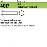 ISO 4017 Sechskantschraube mit Gewinde bis Kopf 8.8 M3 bis M16 - galvanisch verzinkt