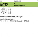 ISO 4032 Sechskantmutter Klasse 8 - feuerverzinkt