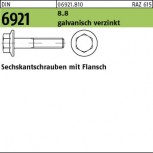 DIN 6921 Sechskantschrauben mit Flansch - verzinkt