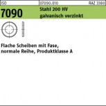 ISO 7090 Unterlegscheibe 200 HV  -  galvanisch verzinkt