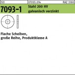 ISO 7093 Unterlegscheibe 200 HV  -  galvanisch verzinkt