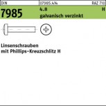 DIN 7985 Linsenkopf - Schraube 4.8 H - verzinkt