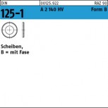 DIN 125 Unterlegscheibe Form B  -  Edelstahl A2