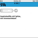 DIN 914 Gewindestift mit Spitze u. Innensechskant - Edelstahl A1/A2 >> siehe ISO 4027