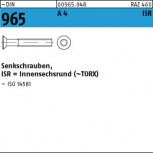 DIN 965 Senkschraube mit Innensechsrund ISR-T - Edelstahl A4 >> siehe ISO 14581