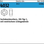 ISO 4032 Sechskantmutter Edelstahl A2 - Linksgewinde