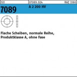 ISO 7089 Unterlegscheibe 200 HV ohne Fase - Edelstahl A2
