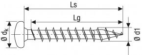 SPAX Halbrundkopf  T-20  4CUT -VG-  A2     4,0 x 45/42