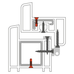 SFS Blendrahmenbefestiger SP3/9-M3,9x16-GSW