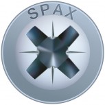 SPAX Rückwandschraube  Pozi  Vollgewinde verzinkt  