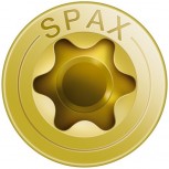 SPAX  OSB-Spanplattenschraube m. Fixiergewinde verz gelb 