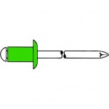 Gesipa Blindniete A4-Edelstahl 3,2 x 6