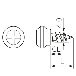 SFS Klemmkopfschraube SPK/5-M-68/GS-4x10-GS magaziniert