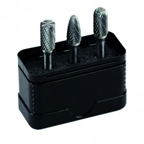 HM Frässtifte-Set Form B - C - F, Kunststoffbox, 3-tlg.