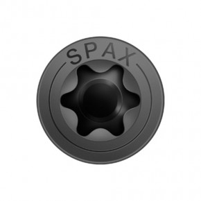 SPAX Senkkopf T-STAR plus Vollgewinde - schwarz verzinkt