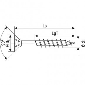 SPAX Senkkopf  T-10  4CUT  -TG- Wirox  3,0 x 40/23