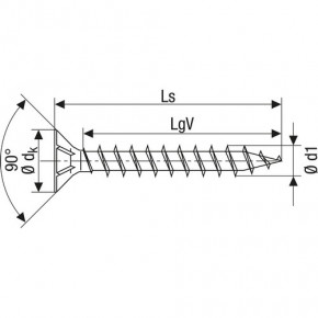 SPAX Senkkopf  T-10  4CUT  -VG-  A2     3,0 x 16/14