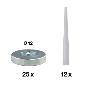 HECO MULTI-MONTI-plus Verfüllscheiben-Set Ø 12 mm