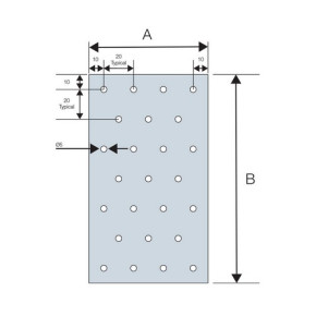 Simpson Lochblechstreifen 2,0mm