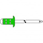Gesipa PolyGrip Blindniete A4-Edelstahl 3,2 x 11
