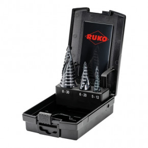 RUKO Stufenbohrer Satz HSS RUnaTEC m. FLOWSTEP Spitze