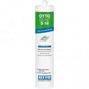 OTTOSEAL-S-18 310ML  - Schwimmbad-Silicon - C01 WEISS
