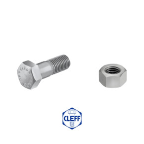 CLEFF ISO 4014 8.8U CE Mu M 10 x 45 tZn SB nach EN 15048 tZn