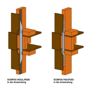 Flexibler Geschossverbinder Breite 35 mm