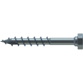 HBS 6-kant 10,0 x 80 TG TX 40 / SW 15, Stahl verz. blau