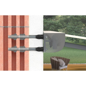 Fischer TherMax II | neue Generation | Die sichere Abstandsmontage von schweren Lasten am Wärmedämmverbundsystem