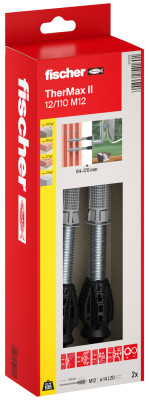 Fischer TherMax II | neue Generation | Die sichere Abstandsmontage von schweren Lasten am Wärmedämmverbundsystem