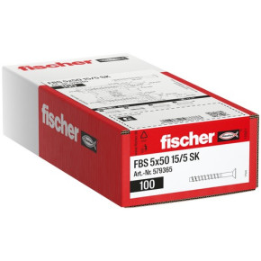 Fischer ULTRACUT FBS II  5-10mm Senkkopf m. TX-Antrieb - verzinkt/ Größenangabe entspricht Bohr-Ø !