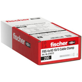 Fischer Betonschraube UltraCut FBS 4x40 10/5 Kabelklemme